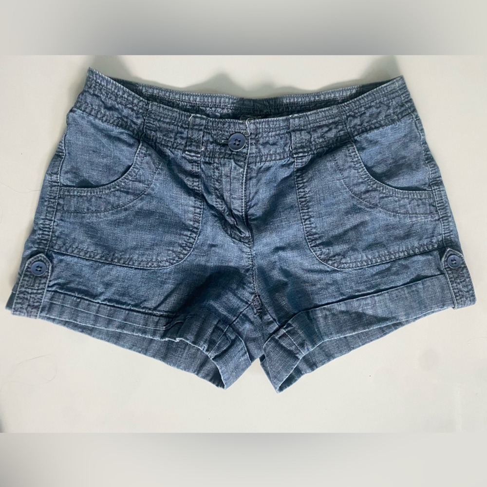 LOFT Light Blue Jean Shorts